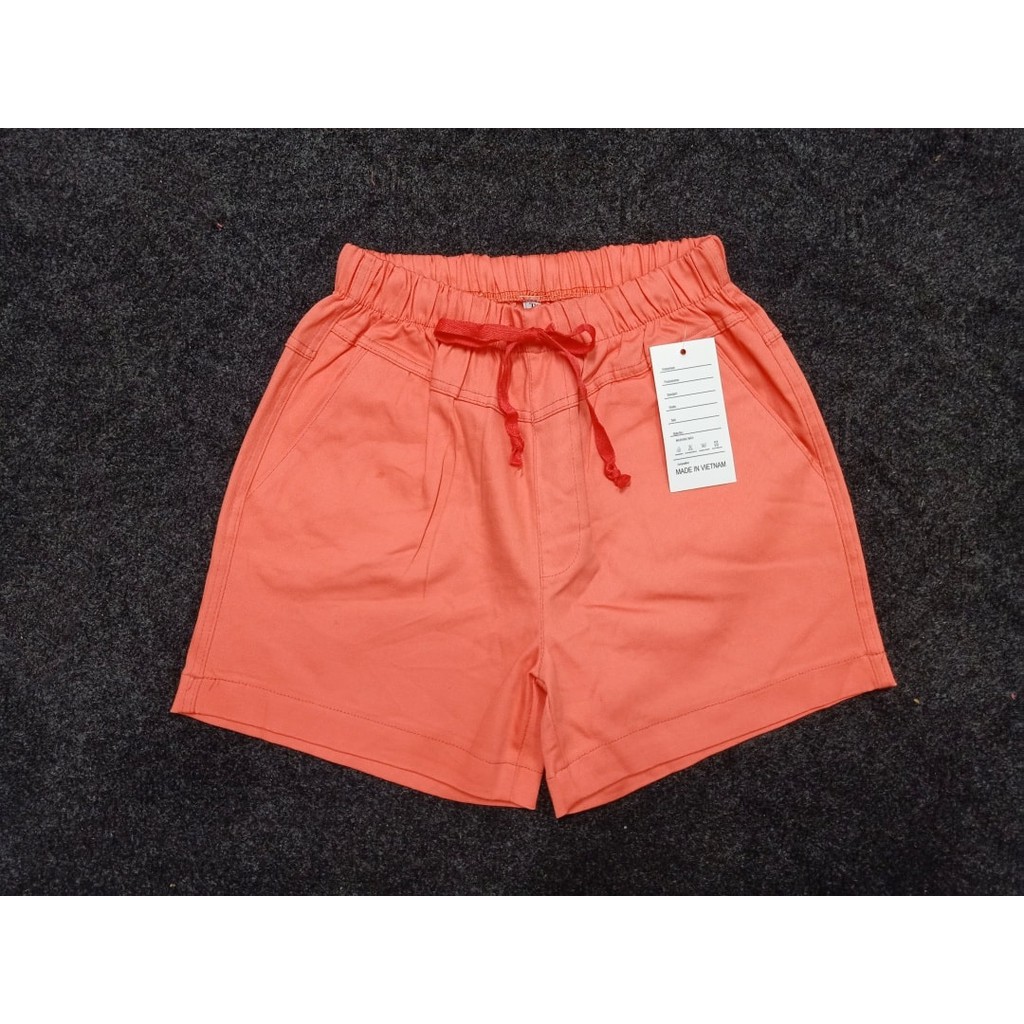 Quần Sọt Kaki Nữ Lưng Thun Có Nhiều Màu