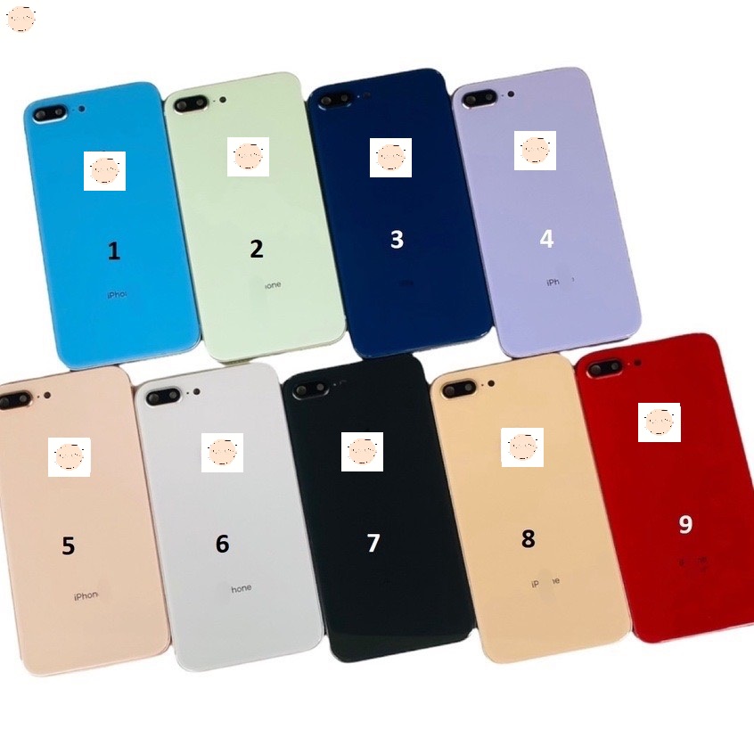 Vỏ thay thế dành cho 8Plus cạnh vuông kính.