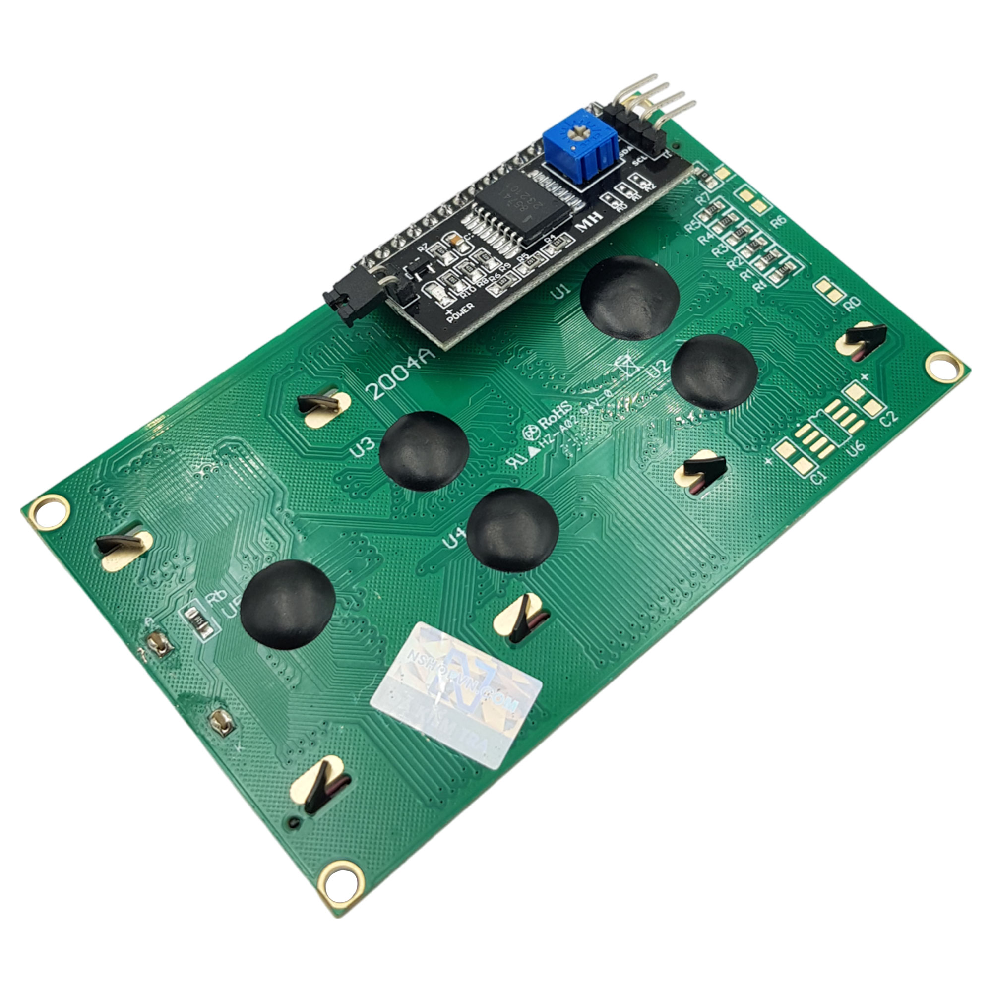 Màn hình LCD 2004 xanh lá kèm module I2C