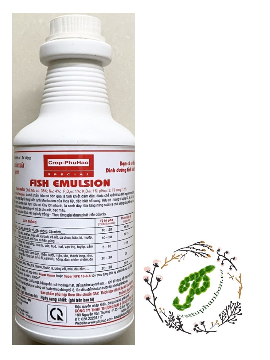 Phân Cá Phú Hào - Fish Emulsion USA - #194A# 500ml
