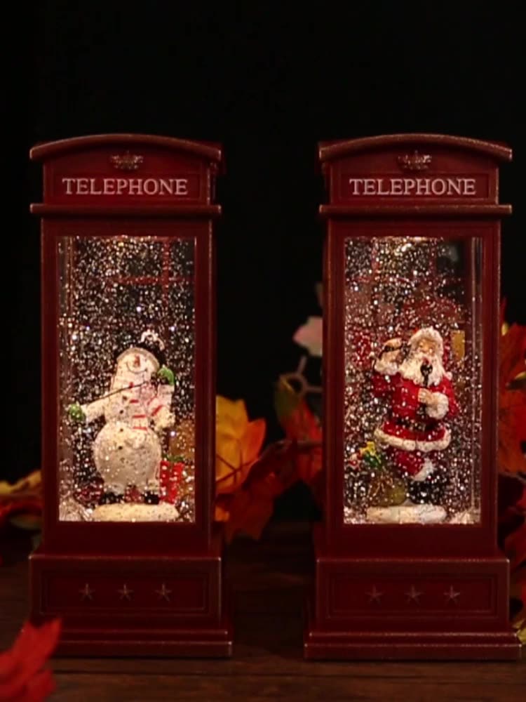 Christmas gift decorative telephone box