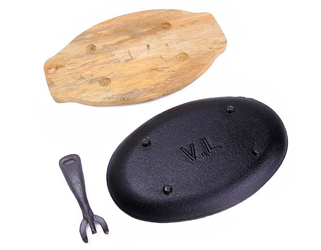 [HCM]Chảo oval làm bò bít tết (loại lớn)