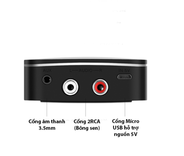 THIẾT BỊ NHẬN BLUETOOTH 5.0 CHO LOA VÀ AMPLI UGREEN 30445