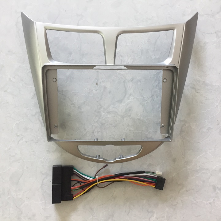 Mặt nạ taplo 9 inch cho xe hyundai accent năm 2011 - 2016
