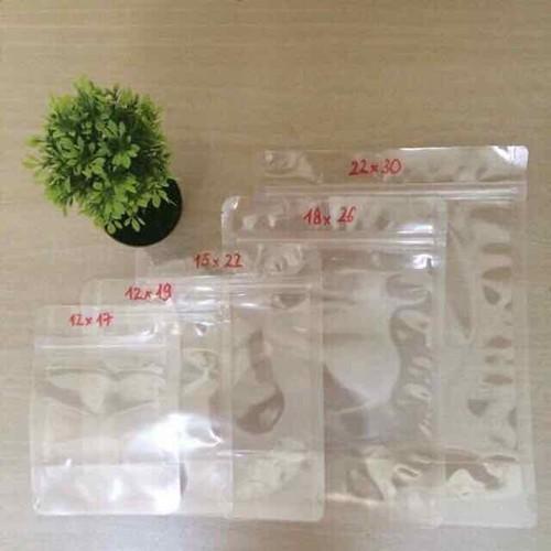 100G túi zip đáy đứng 2 mặt trong chọn size