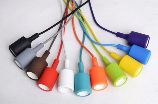 Dây đèn thả nhiều màu sắc E27 60W - Không bao gồm bóng