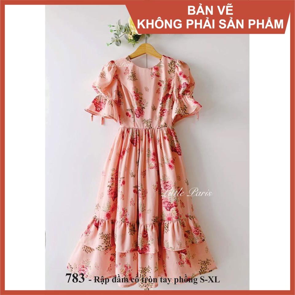 Rập giấy mã 783 - rập đầm tay phồng