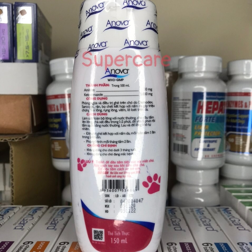 [Hoàn tiền 10%] [CÓ HỎA TỐC] Sữa Tắm Nova 150ml Chó Mèo