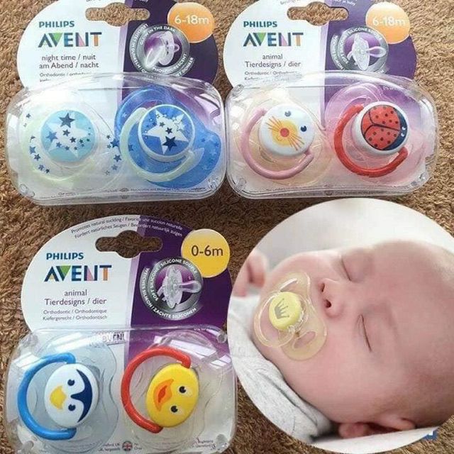 Ti giả/Ti ngậm cao cấp Avent siêu mềm (chính hãng)
