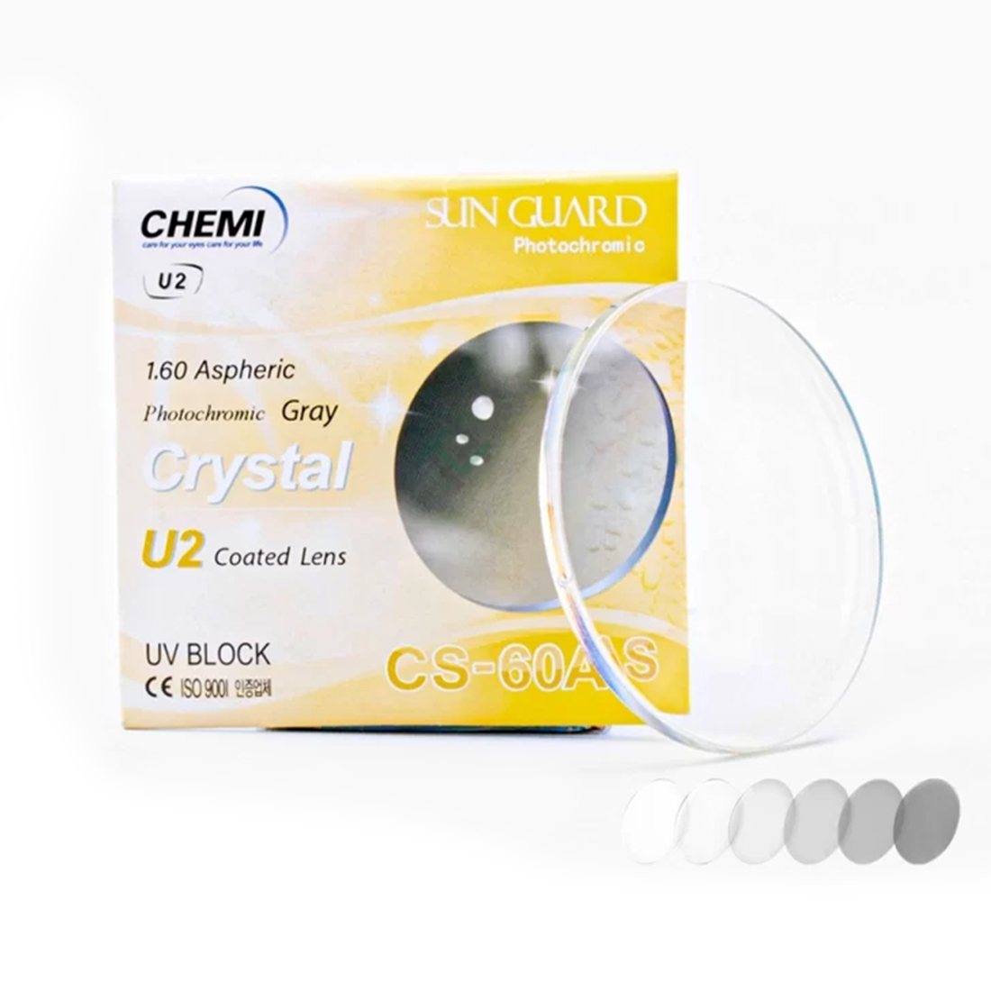 Tròng kính Chemi đổi màu U2 Photochromic