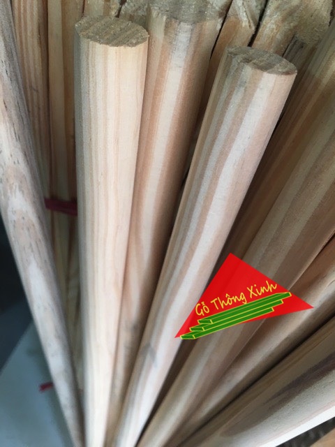 [HCM]Thanh gỗ tròn dài 50cm đường kính 2cm