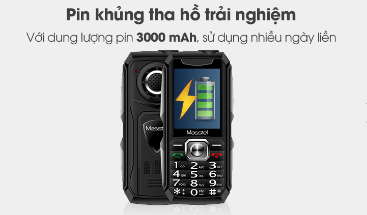 Điện thoại Masstel Play 50 (chính hãng-bảo hành 12 tháng)