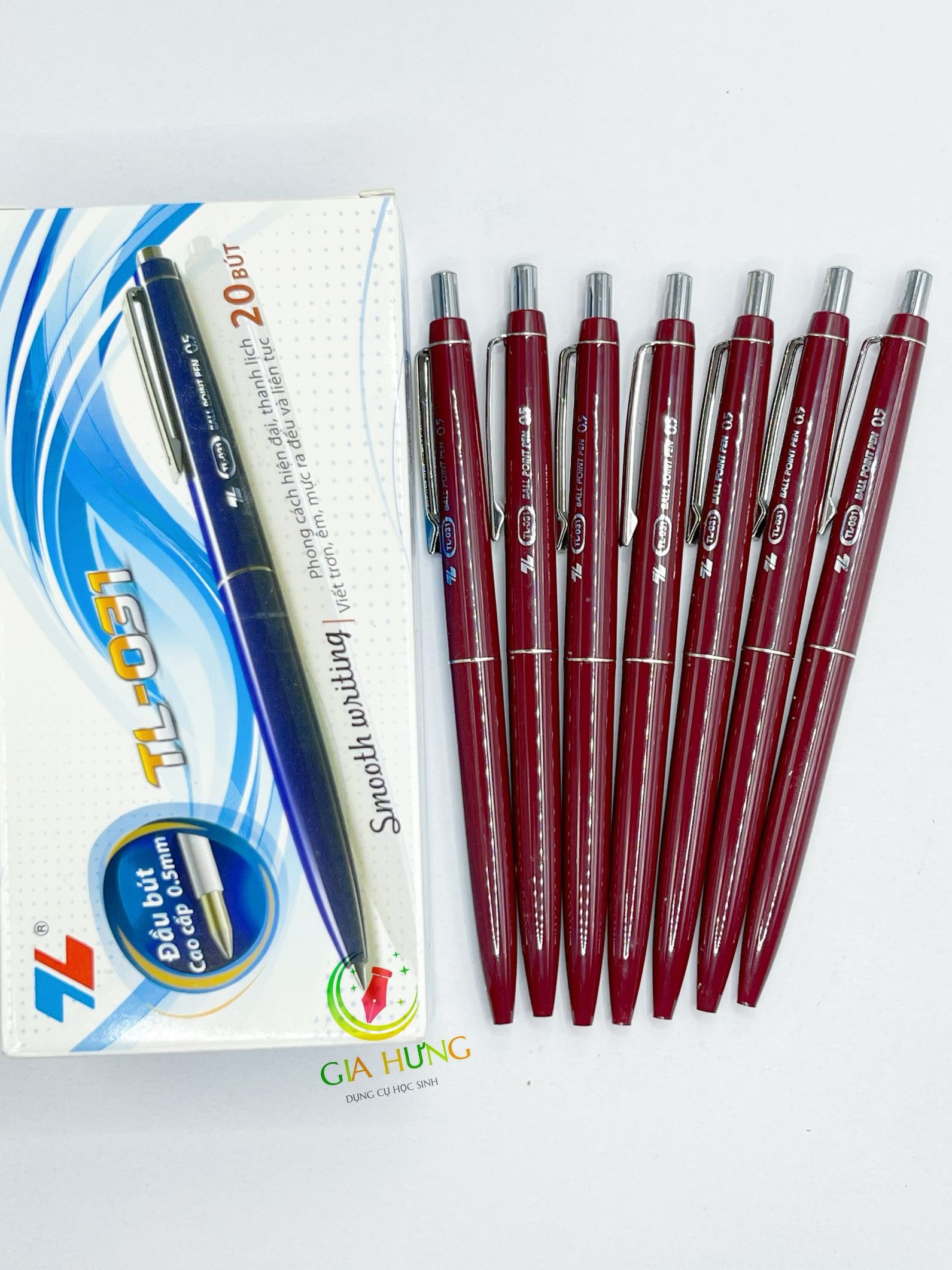 Combo 10 PCs Thien long ball pen tl-031 0.5mm (genuine Thien long price)
