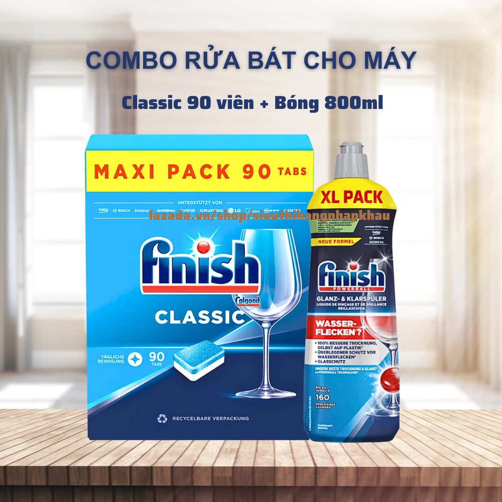 Viên rửa bát Finish All in 1, Finish Power Essential, Finish Quantum, Quantum ULTIMATE [nhiều chức năng, rẻ vô địch]