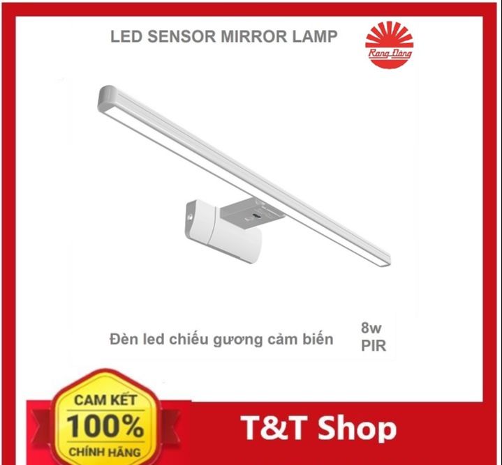 Đèn led chiếu gương cảm biến 8W Rạng Đông.