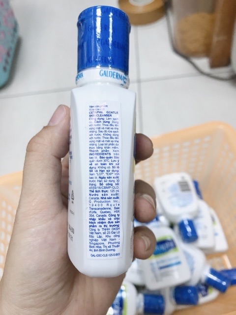 Sữa rửa mặt Cetaphil cho da nhạy cảm 50ml - 500ml - Centaphil