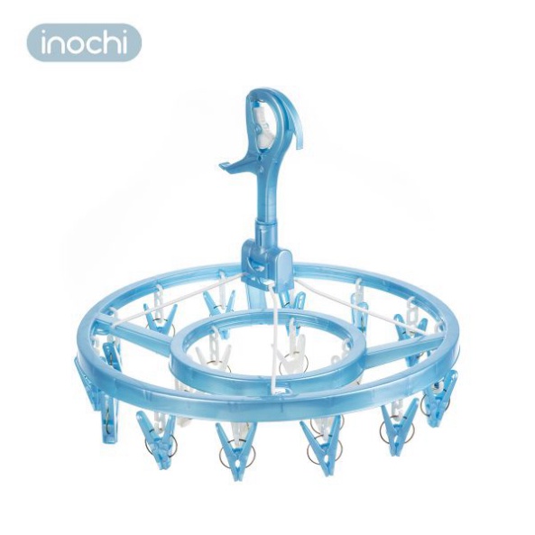 Móc áo chùm vuông, chùm vuông gập, trùm tròn Hara INOCHI để phơi tất, đồ lót, đồ ngắn