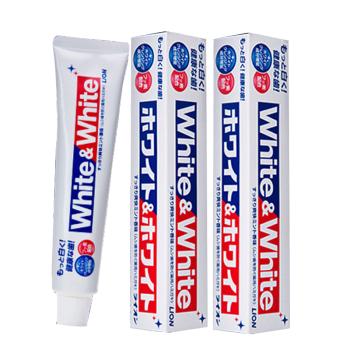 Combo 4 Tuýp Kem Đánh Răng White & White Lion Nhật Bản (Tuýp 150g x4)