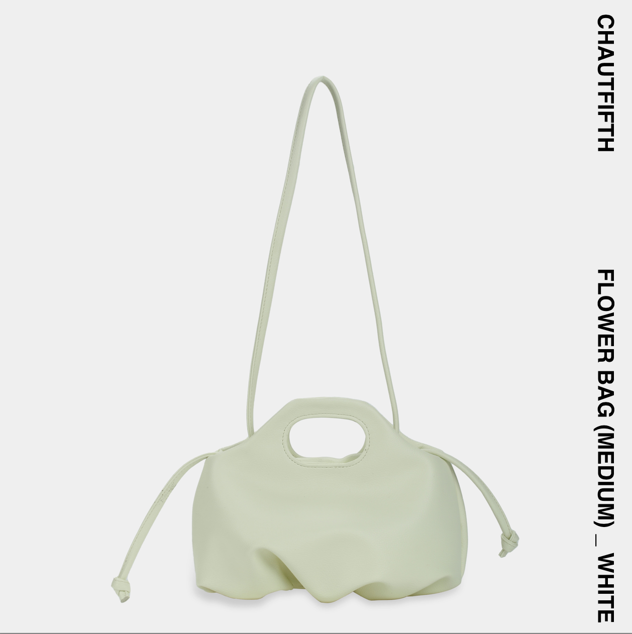 Túi xách Flower M (medium) màu Trắng - CHAUTFIFTH