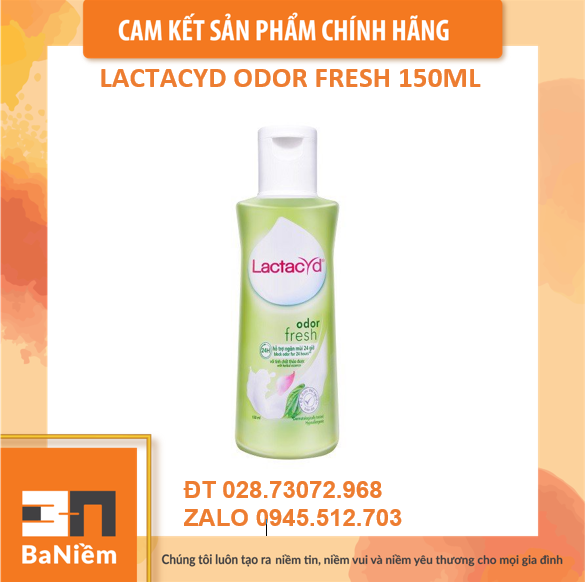 Dung dịch vệ sinh phụ nữ Lactacyd PRO SENSITIVE; ODOR FRESH; SOFT & SILKY