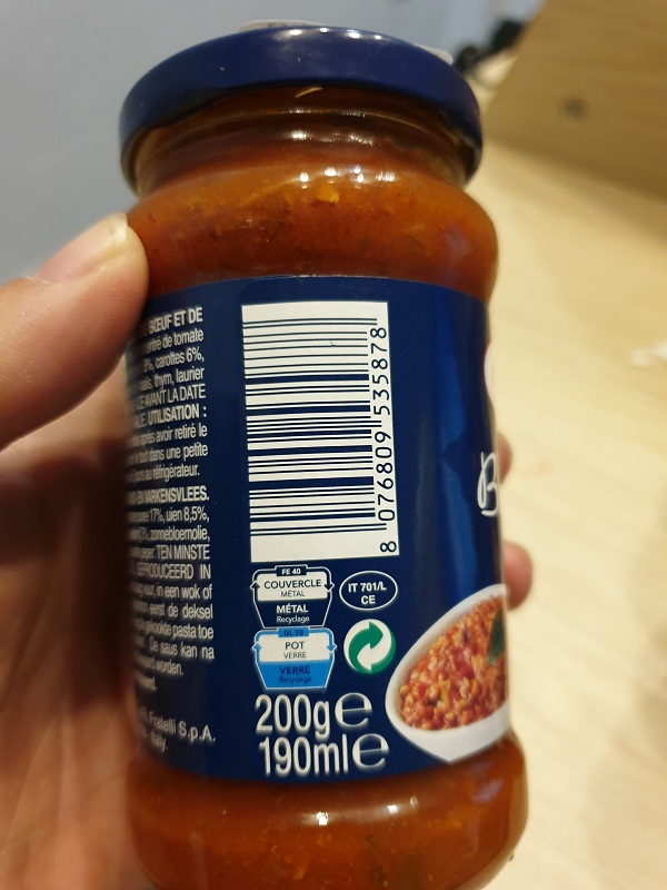 SỐT THỊT BOLOGNESE BARILLA 200G
