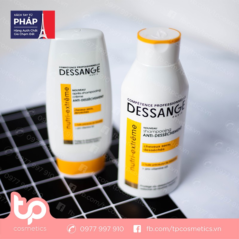 Dầu Gội Dessange Nutri-Extreme 250ml Trắng
