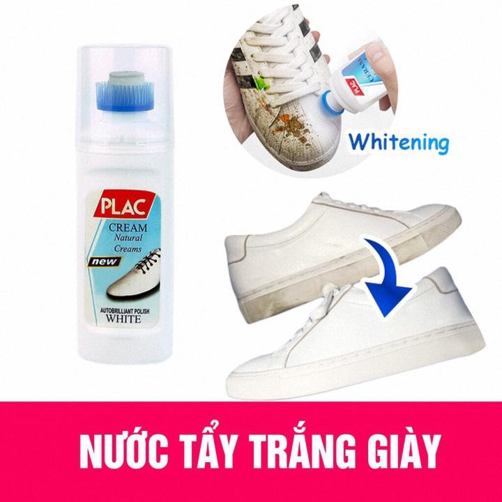 [HCM]Chai Tẩy Trắng Giày Dép Túi Xách PLAC - Nước Lau Sạch Giày PLAC