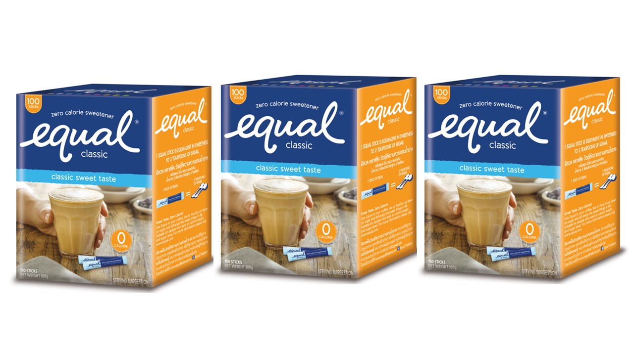 Đường ăn kiêng EQUAL CLASSIC  hộp 100g (100 gói 1g)