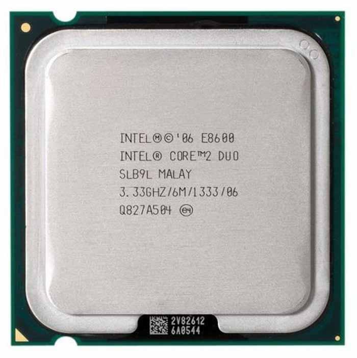 CPU Intel Core2 Duo Desktop E8600 (3.33GHz, 6MB L2 Cache, Socket 775, 1333MHz FSB)