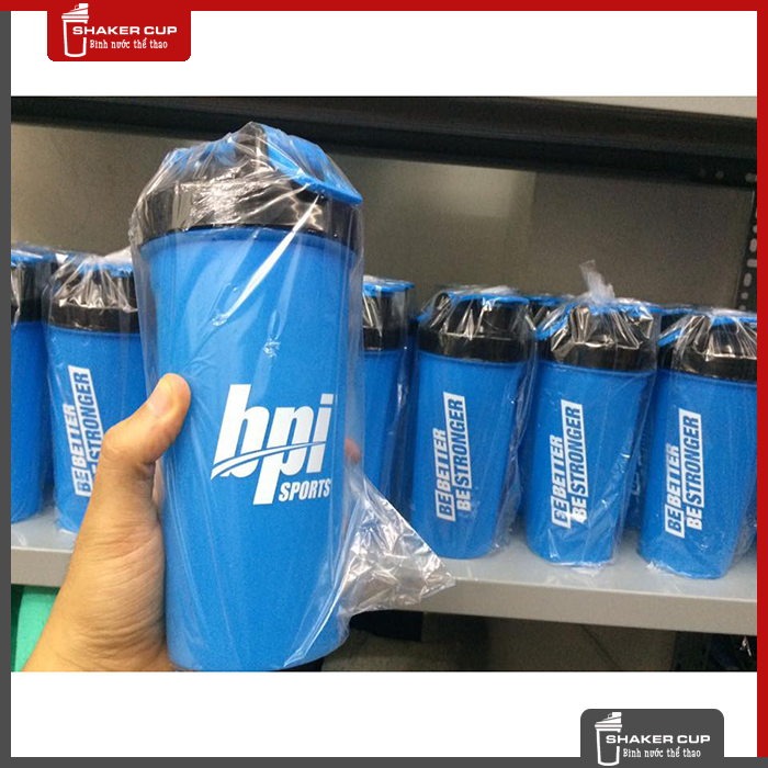 Bình lắc tập gym bình nước thể thao shake bottle BPI