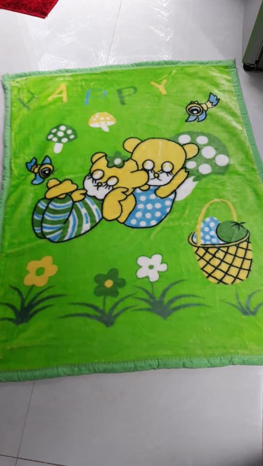 Mền nhung dày cao cấp cho bé 0.9m x 1m1
