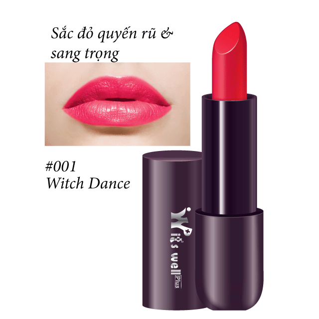 Son Lì Có Dưỡng Semi Matte #01 (Đỏ tươi)