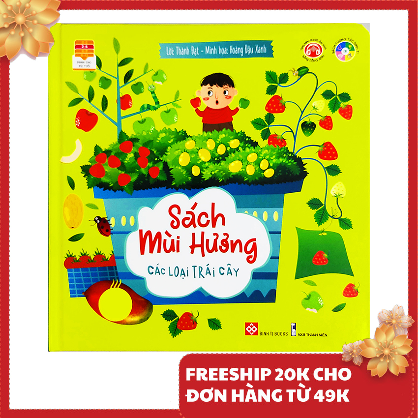 Sách cho bé - Sách mùi hương các loại trái cây