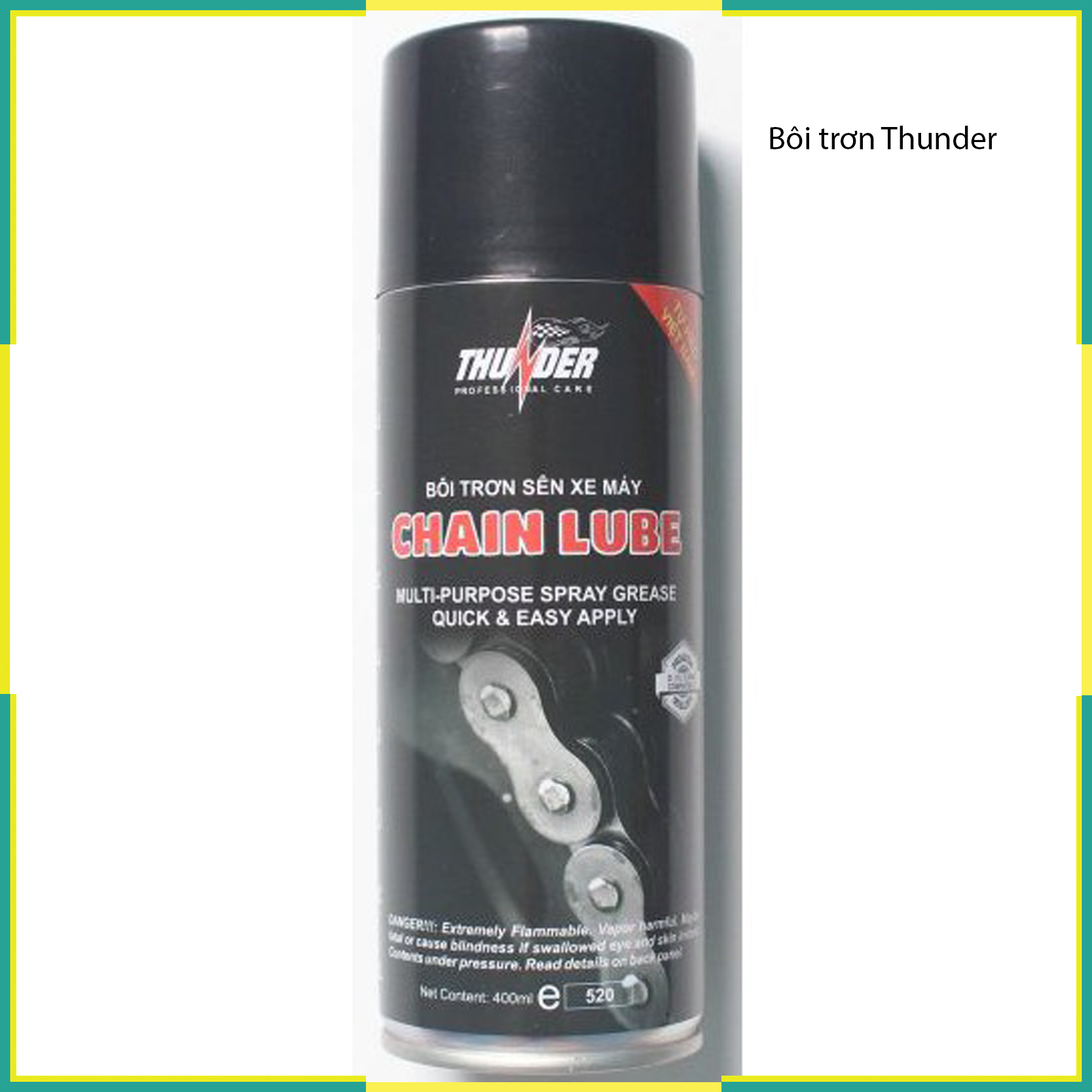 Dầu bôi trơn dưỡng sên Thunder Chain Lube 400ml