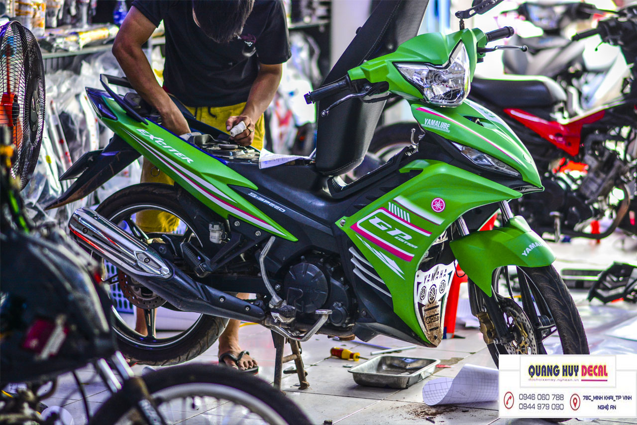 Tem trùm exciter 135 xanh lá đẹp, Tem trùm exciter135, tem exciter 135, team trùm exciter 135, tem xe exciter 135, team trùm ex 135, team xe exciter 135 xanh lá đẹp