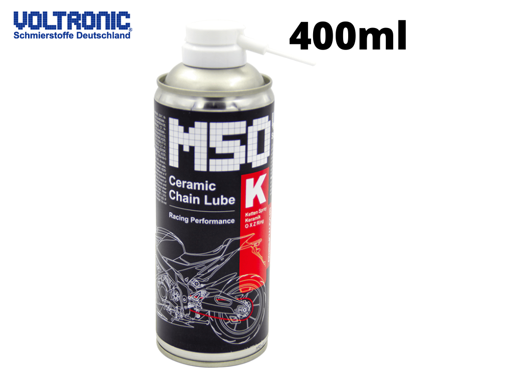 Chai xịt dưỡng sên không văng voltronic m50 ceramic chain lube 400ml