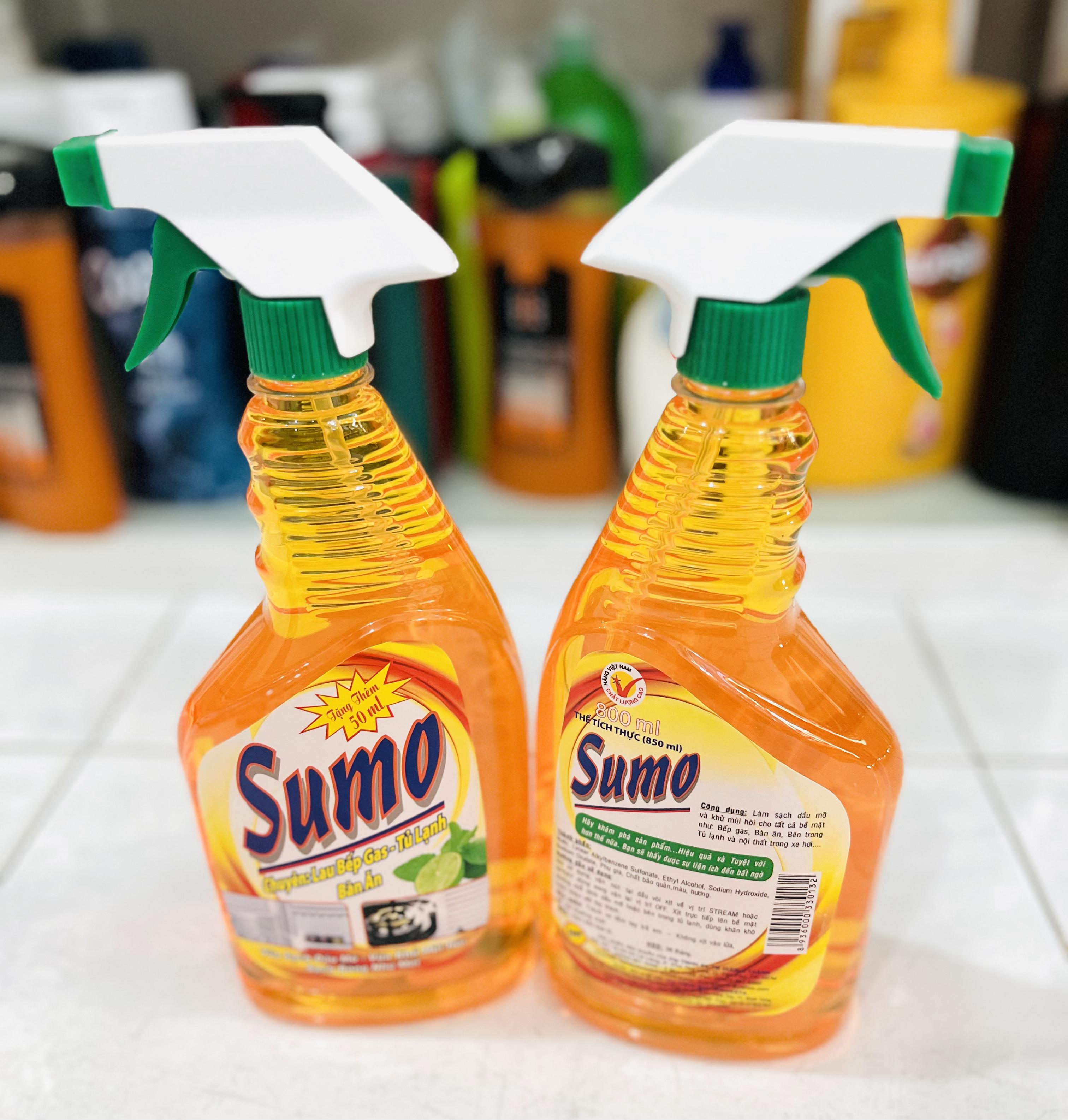 [HCM] Nước lau bếp Gas, tủ lạnh Sumo 800ml