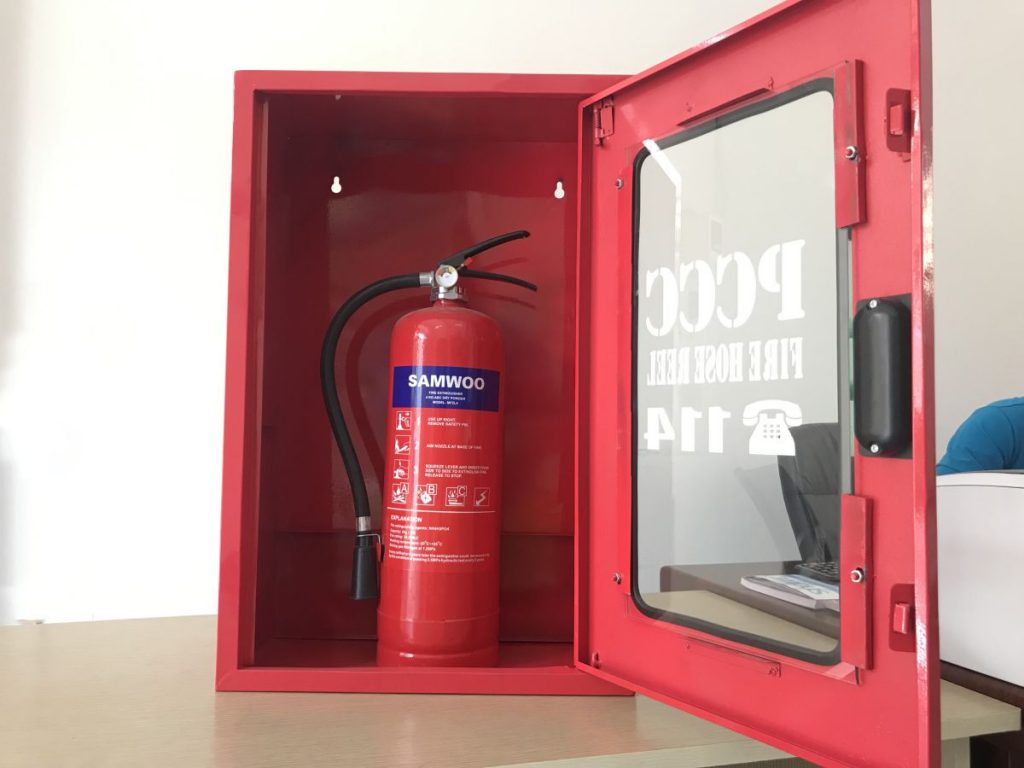 Tủ Đựng Thiết Bị Bình Chữa Cháy ( Loại tủ Bình đôi)