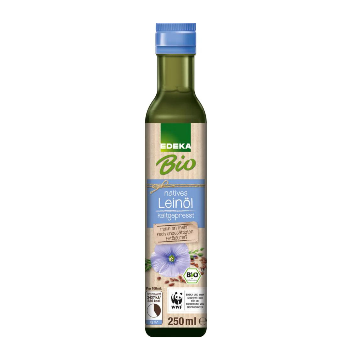 Dầu hạt lanh ép lạnh nguyên chất hữu cơ 250ml (Natur Green - ener Bio)