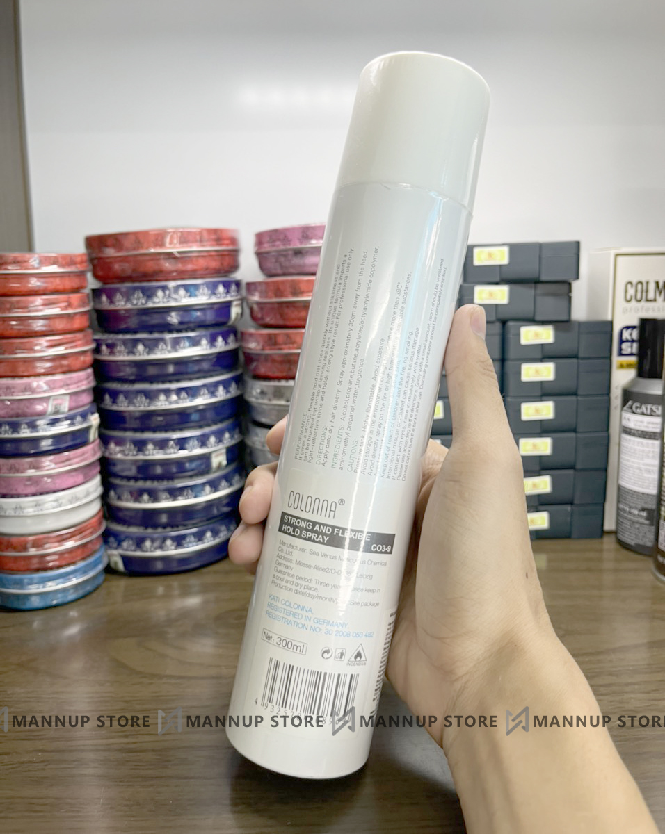 Gôm Xịt Giữ Nếp Tóc Colonna 300ml - Chính Hãng