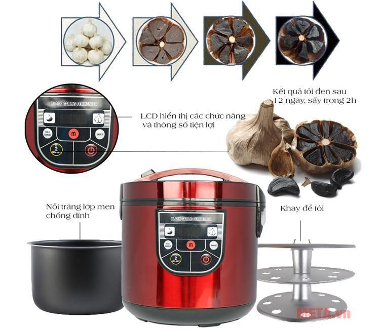 [HCM]Máy làm tỏi đen chuyên dụng Mishio MK54
