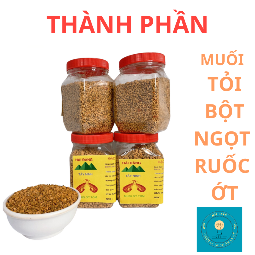 combo 4 hũ muối tây ninh 250g HẢI ĐĂNG TINYES