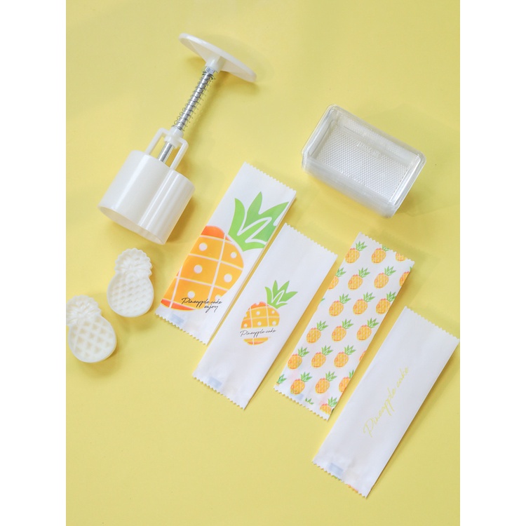 TÚI ĐỰNG BÁNH DỨA MIX 4 MẪU ( SET 100)