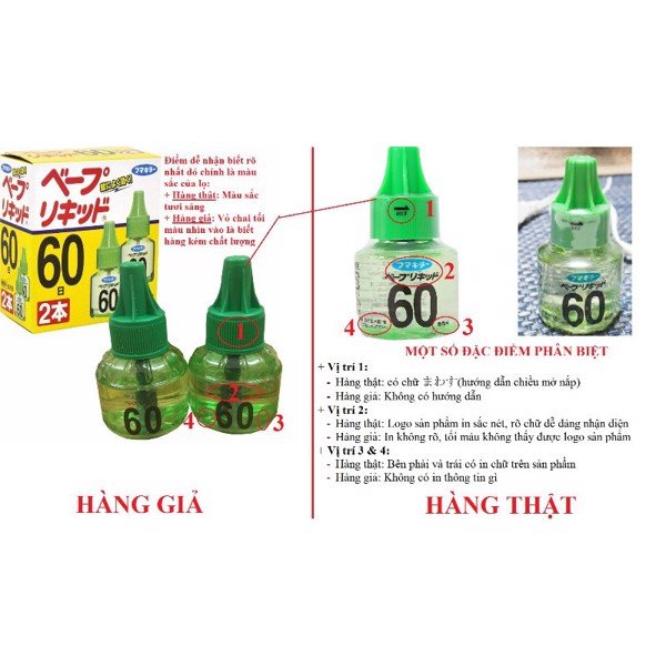 Dung dịch đuổi muỗi - set 2 lọ 60 ngày x2 - DD1