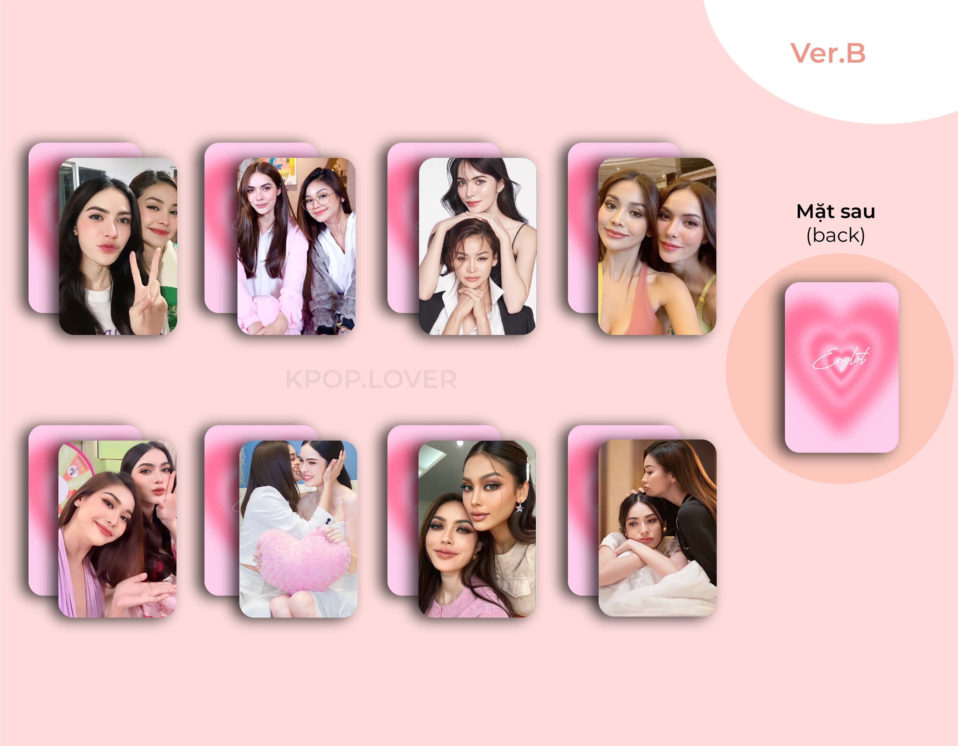 SET 8 CARD BO GÓC Englot