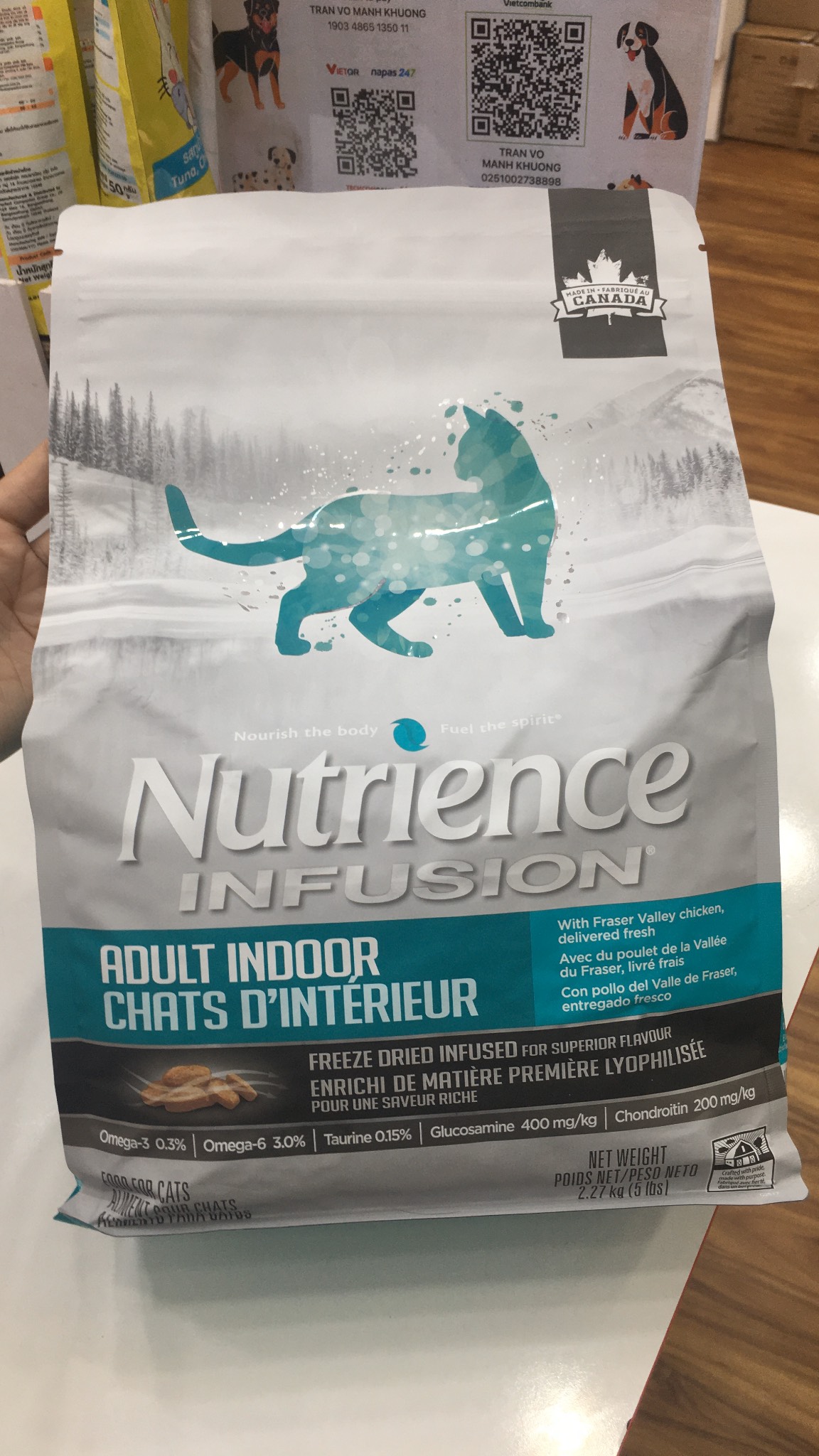 Hạt nutrience infusion adult indoor cho mèo trưởng thành