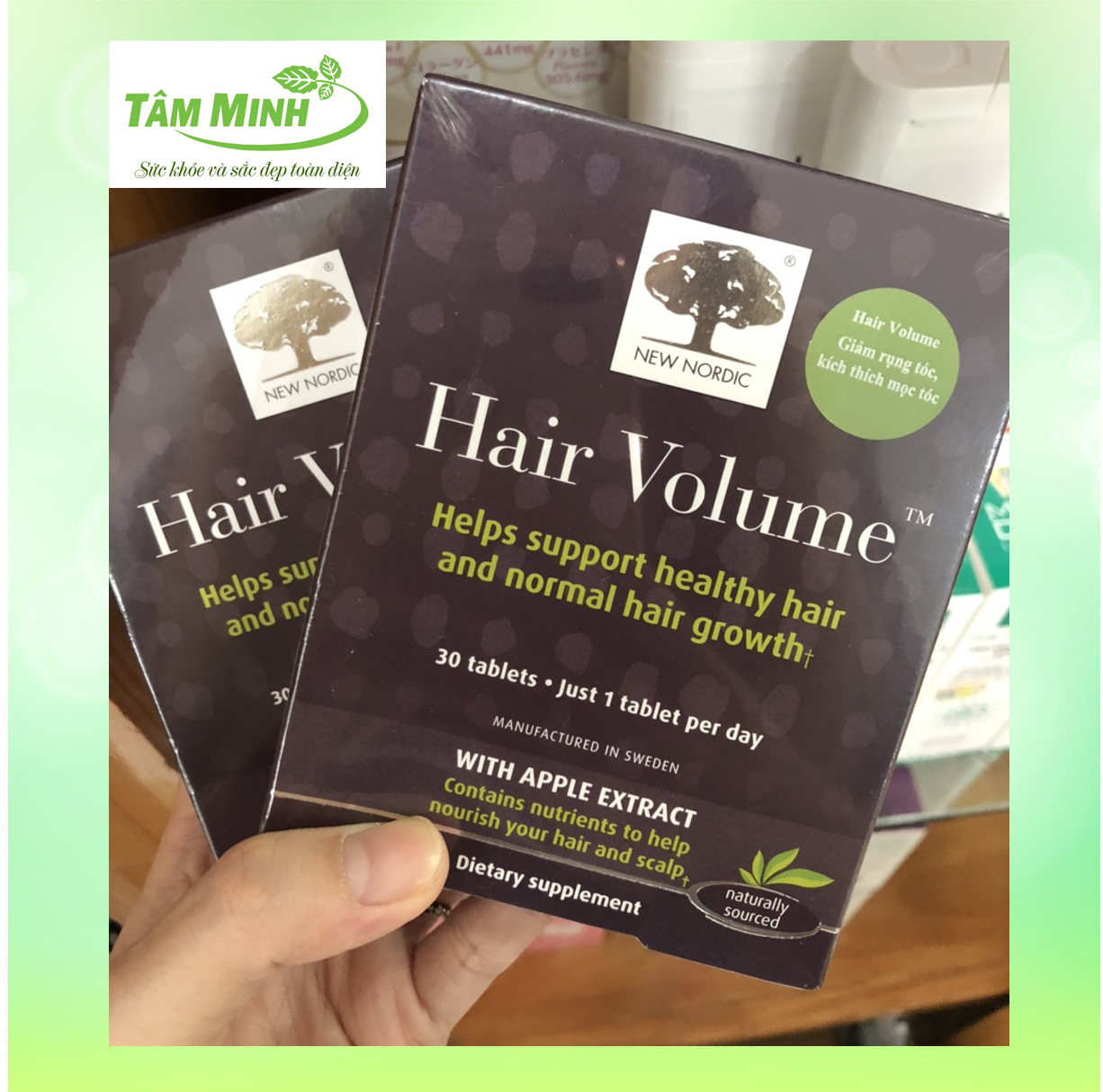 Viên Hair Volume trỗ trợ mọc tóc giảm rụng