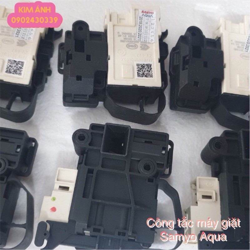 Công tắc khóa cửa máy giặt .Sanyo Aqua inverter