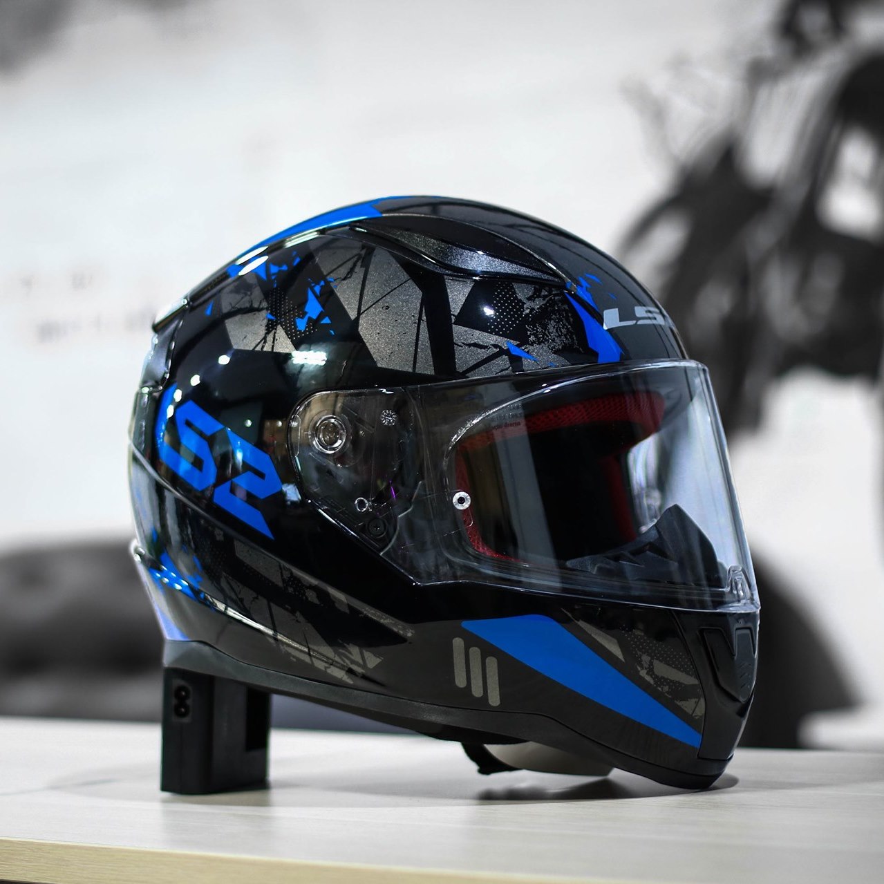 MŨ BẢO HIỂM LS2 FF353 RAPID - Màu GLOSS BLACK BLUE