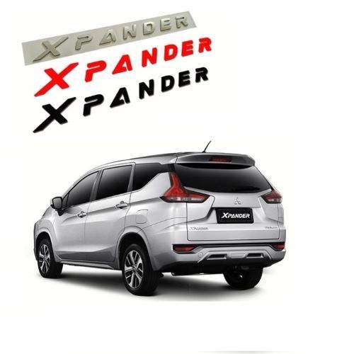 Tem Logo Chữ Nổi Xpander Dán Đuôi Xe Ô To (Màu đỏ)